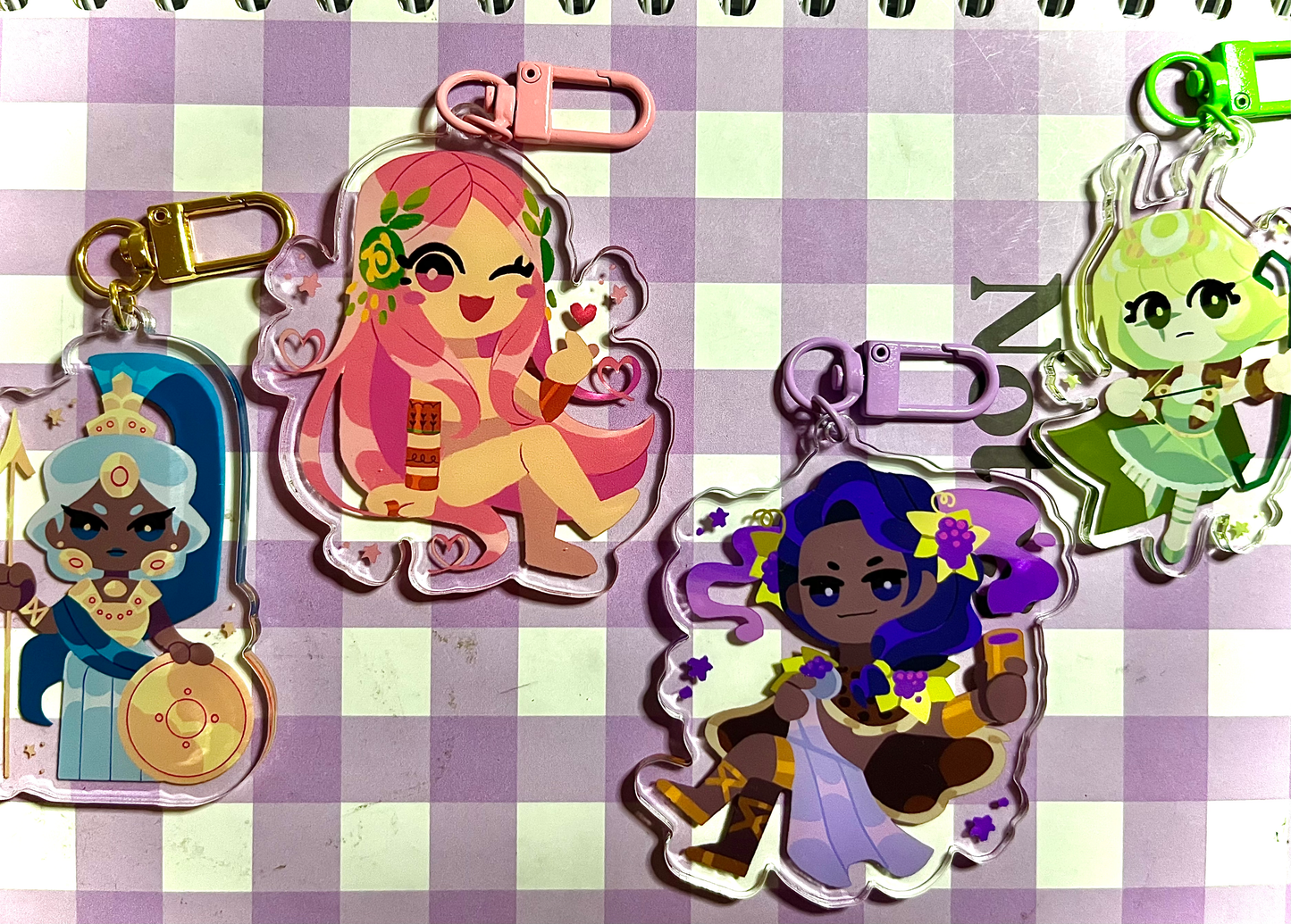 Hades Olympic Gods Keychains