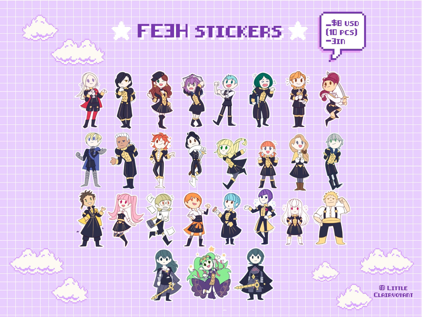 FE3H Stickers