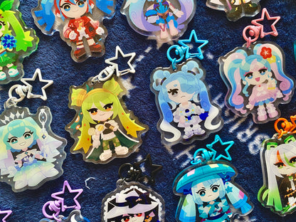 Proyecto Voltaje Hatsune Miku x Pokemon Llaveros