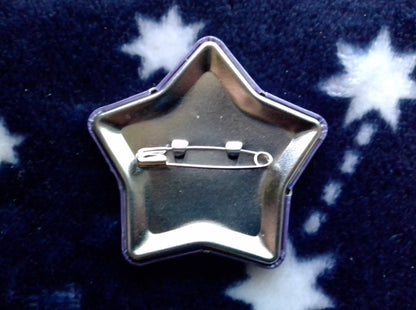 Zodiac Sign Star Shaped Buttons