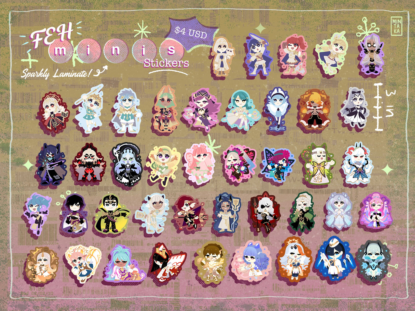 FEH OC Stickers!