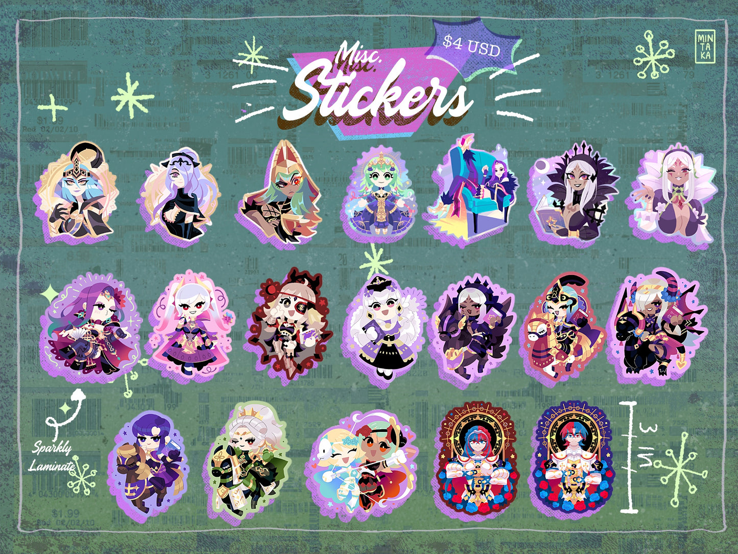 MISC Fire Emblem Stickers.