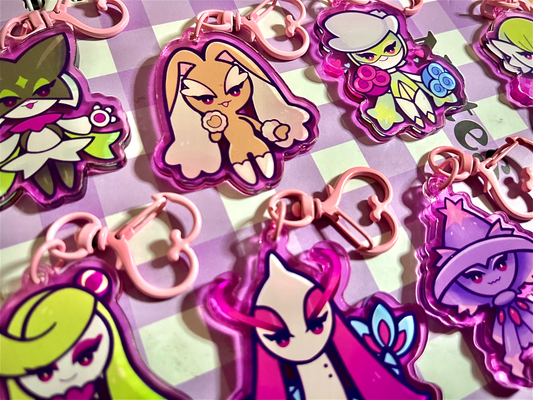 Girly Pokemon Keychains