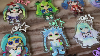 Proyecto Voltaje Hatsune Miku x Pokemon Llaveros